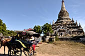 Old Bagan Myanmar. The Tabetkya stupa, Monument number 1588. 